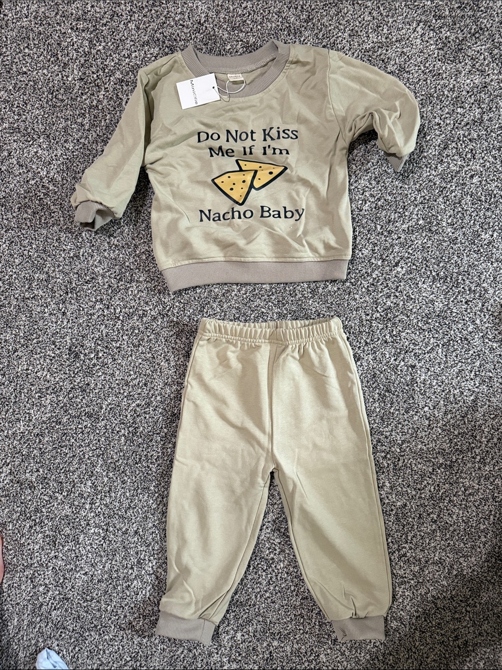Kids Olive 'Nacho Baby' Matching Set - Unbranded